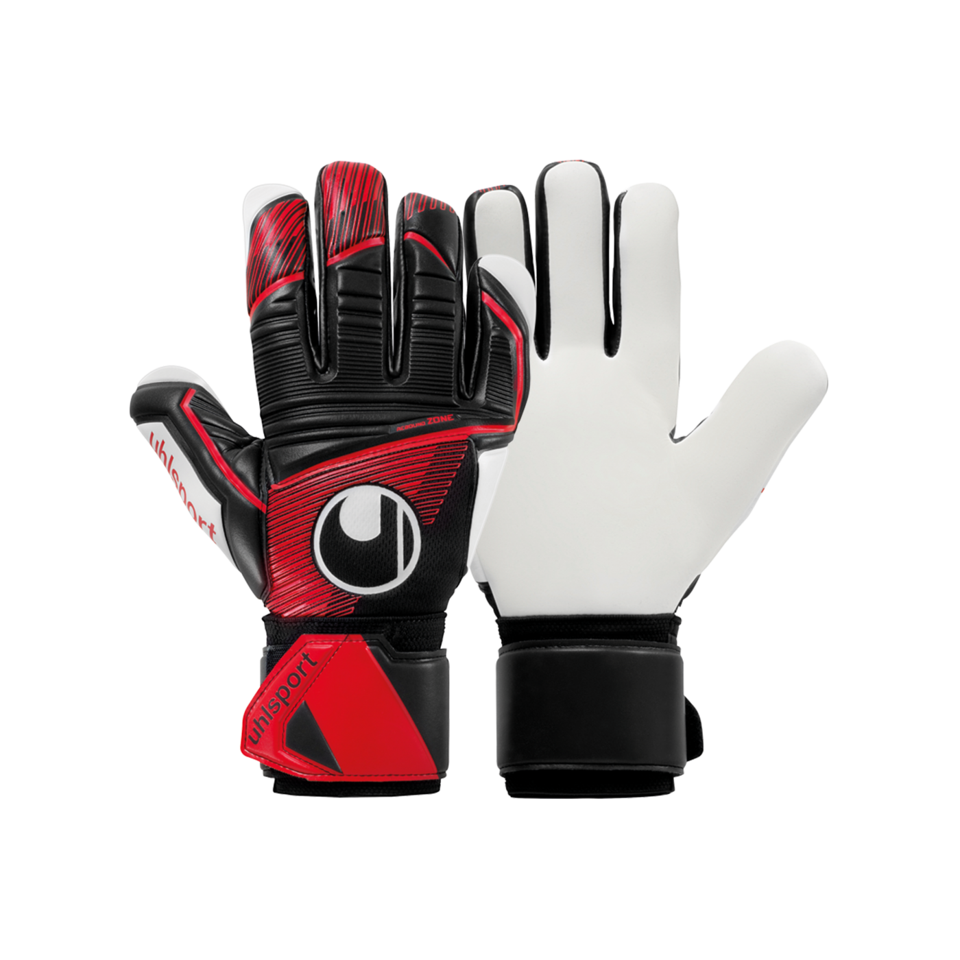 Uhlsport Powerline Supersoft HN TW-Handschuhe Schwarz Rot F01