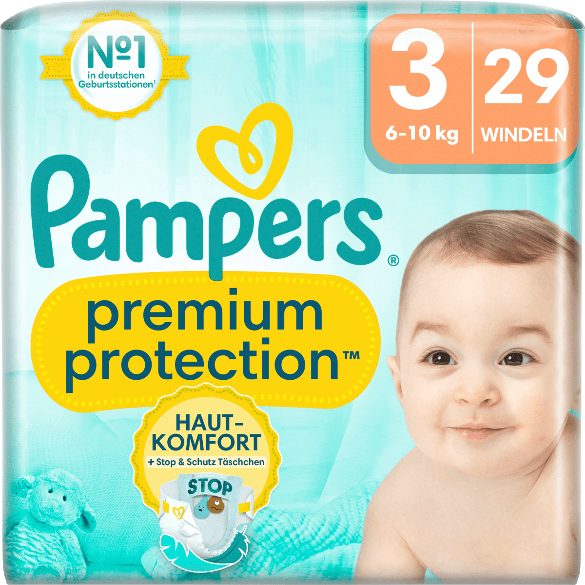 Windeln Premium Protection Gr. 3 Midi (6-10 kg), 29 St