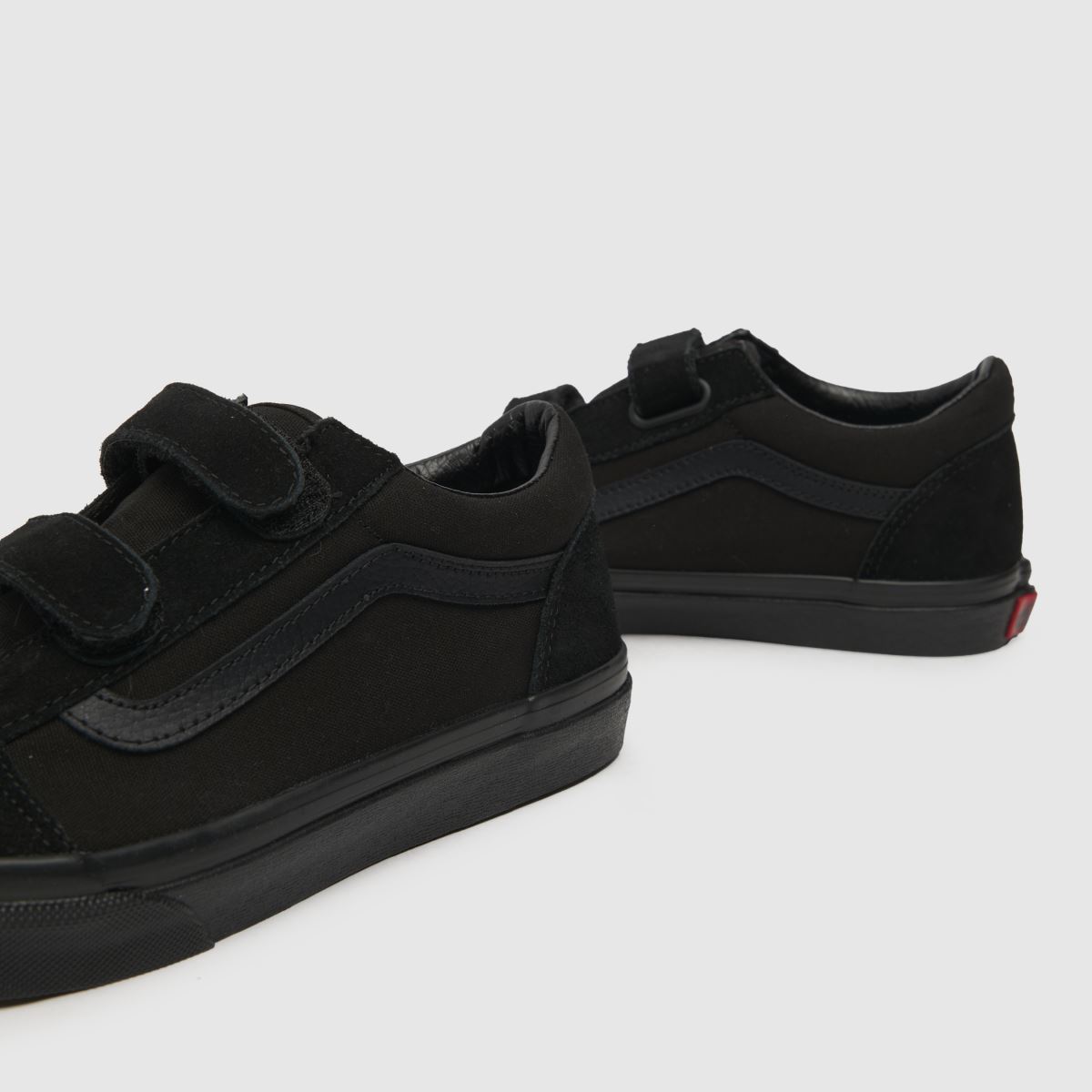 Vans svarta Old Skool v ungdomsskor