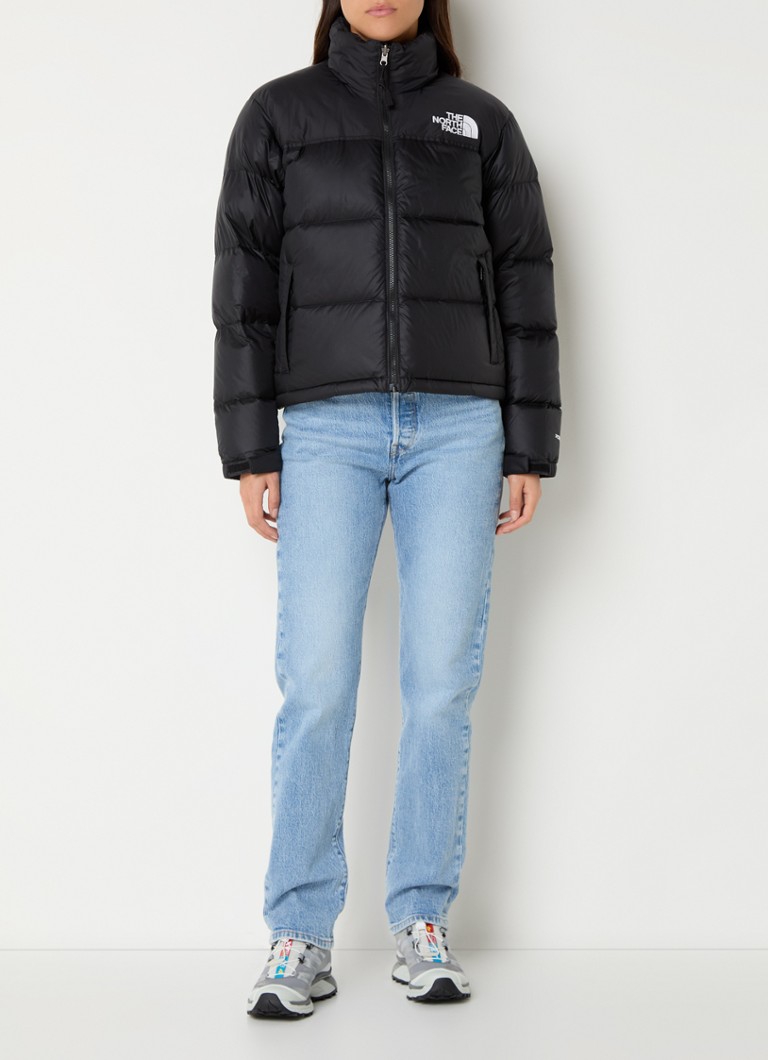 Jachetă de puf The North Face Retro Nuptse 1996 cu glugă pliabilă.