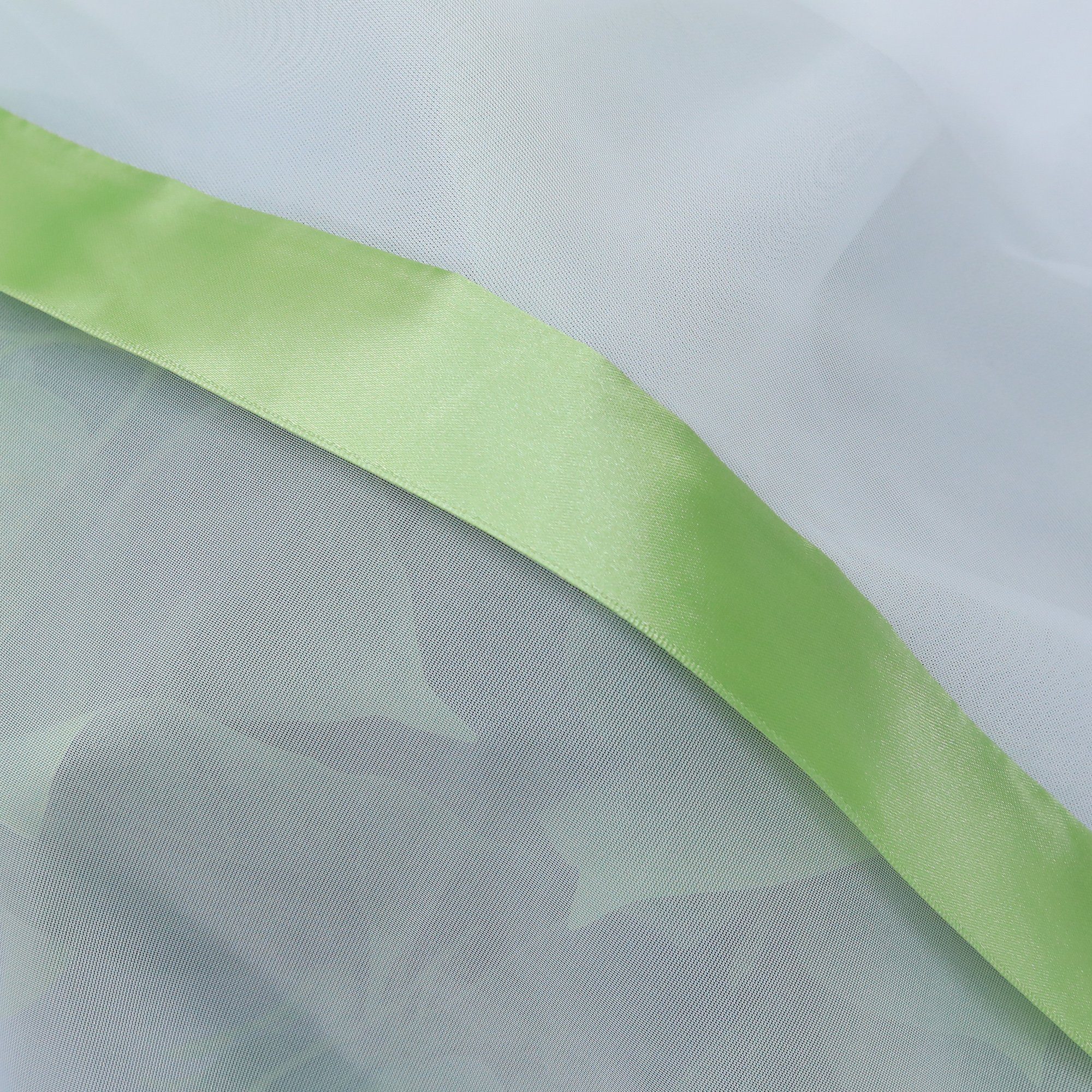 Scheibengardine, Joyswahl, Kräuselband, Store, Küche Bistrogardinen, Mit Satinband Voile