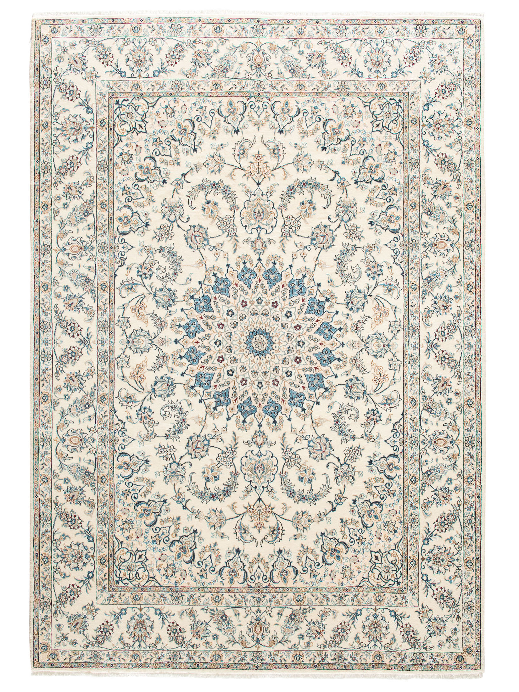 Kaschmar Nain 12 Lah ca. 242 x 358 cm, Unikat / Einzelstück