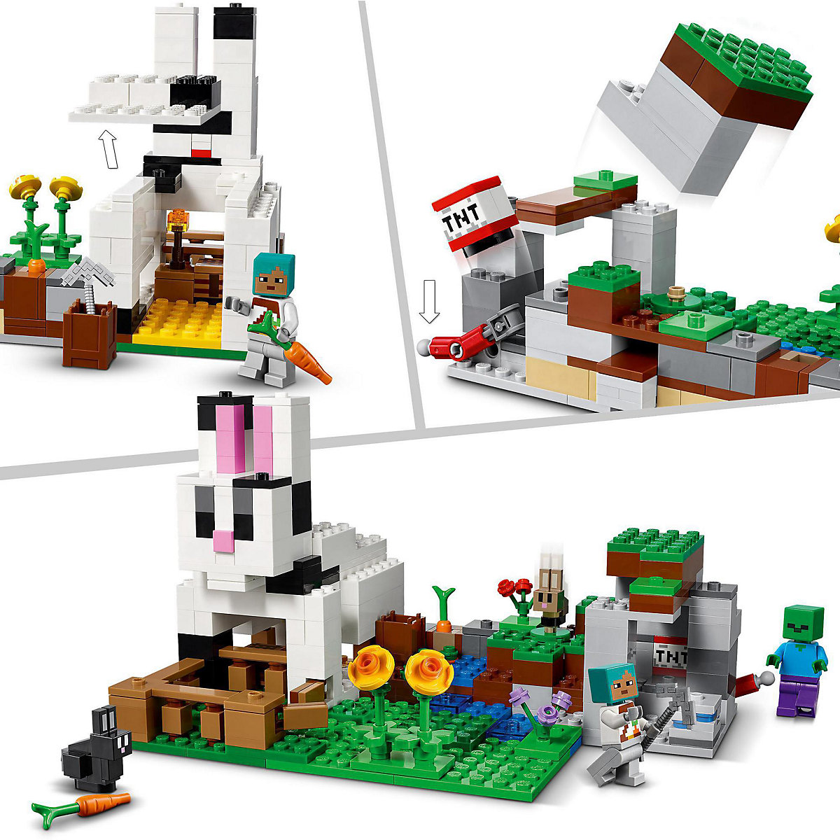 LEGO® Minecraft 21181 Die Kaninchenranch