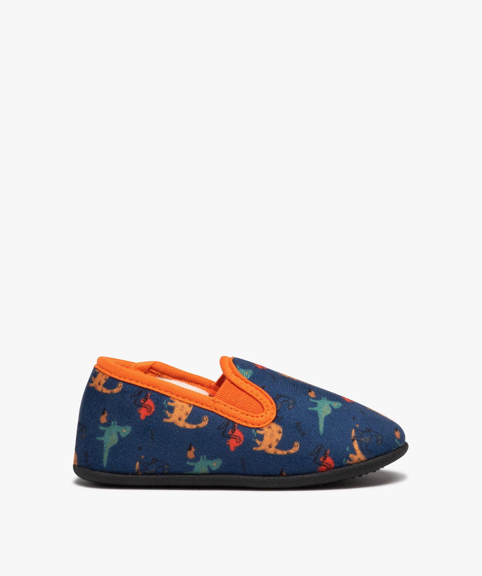 Chaussons Garçon à motifs dinosaures bleu | GEMO