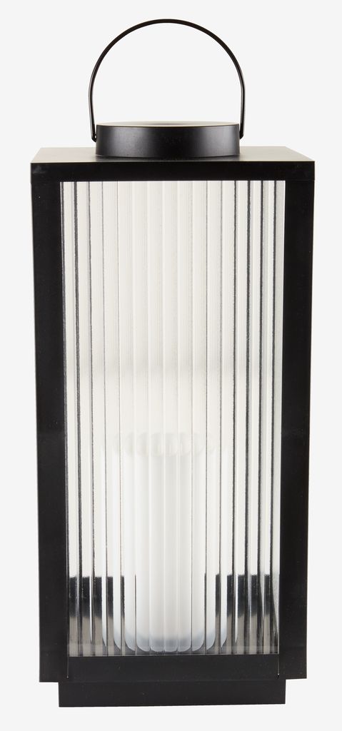Latarnia GULDSMED GULDSMED szer. 22xdł. 22xwys. 48 cm z diodą LED czarna