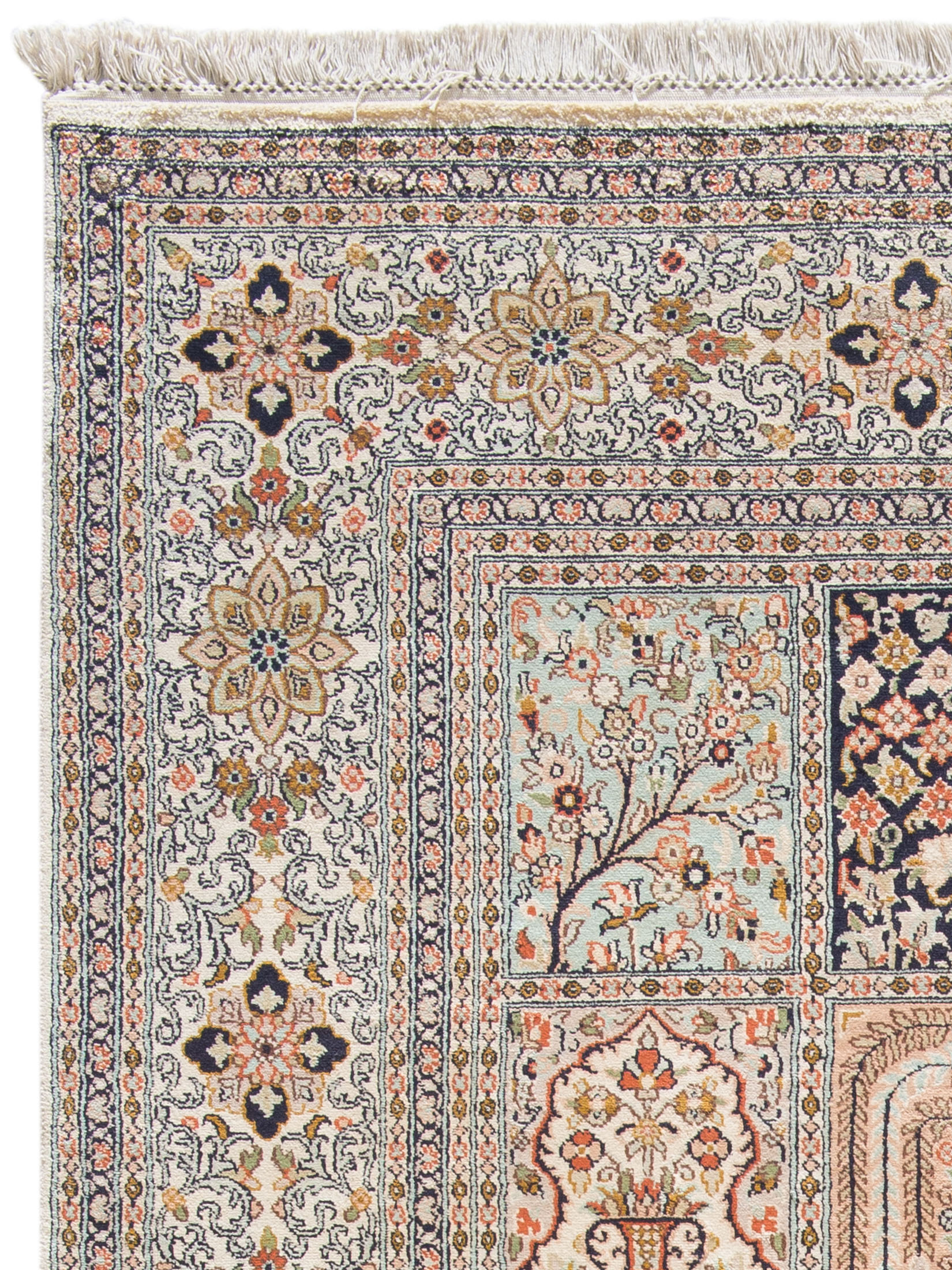 Kaschmir Seide 18/18 ca. 170 x 253 cm, Unikat / Einzelstück