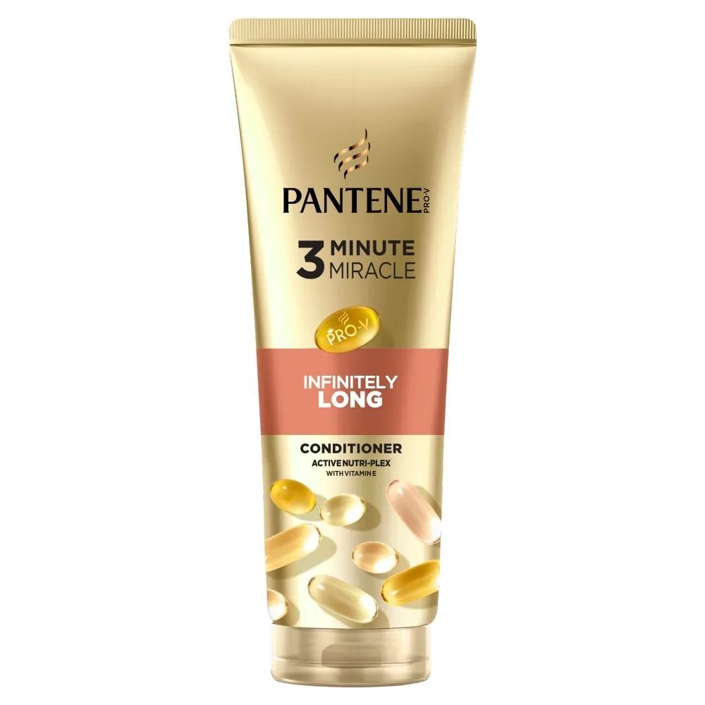 „Pantene Pro-V 3 Minute Miracle Infinitely Long“ kondicionierius ilgiems plaukams