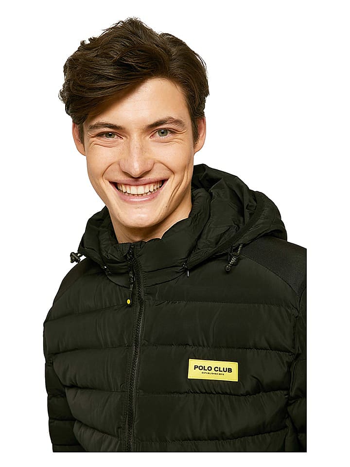 Polo Club Steppjacke in Schwarz günstig kaufen L