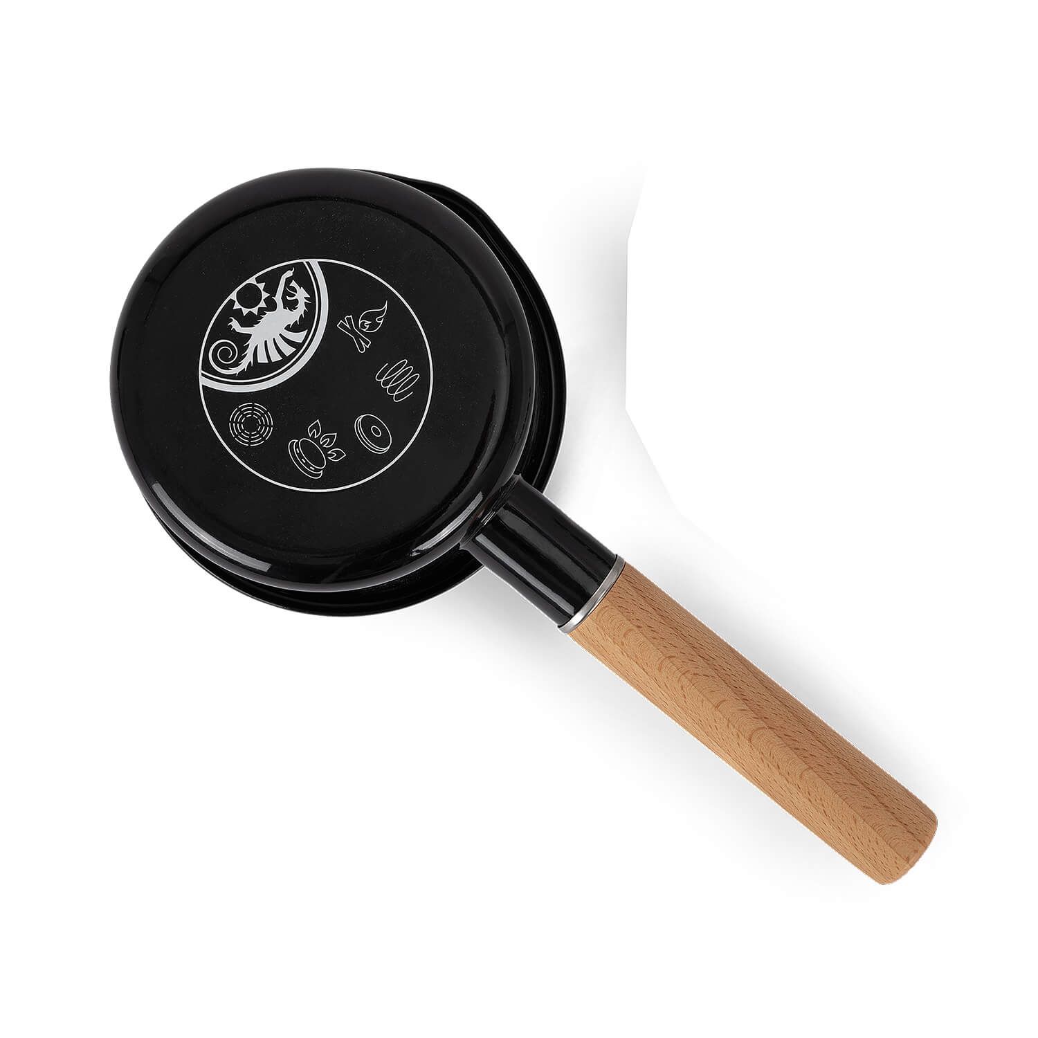 Emaille Stieltopf 0.5 Liter