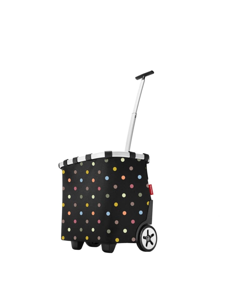 Reisenthel carrycruiser - Einkaufstrolley 47.5 cm (frame raffia black) in dots günstig kaufen onesize