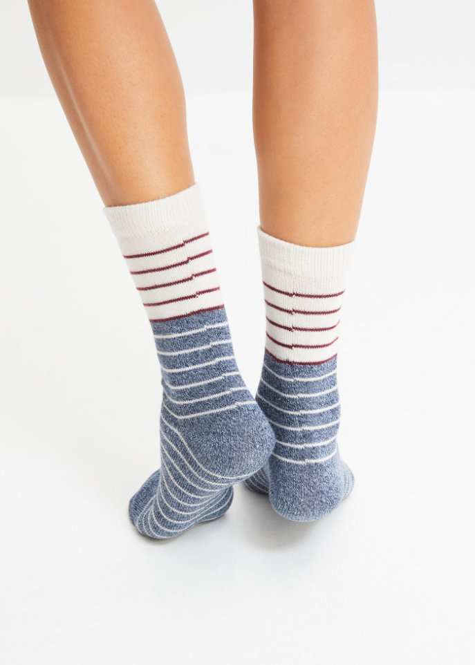 Weiche Rippsocken (5er Pack) mit Satinschleife