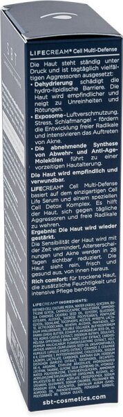 SBT Lifecream Cell Defense Rich Comfort Gesichtscreme