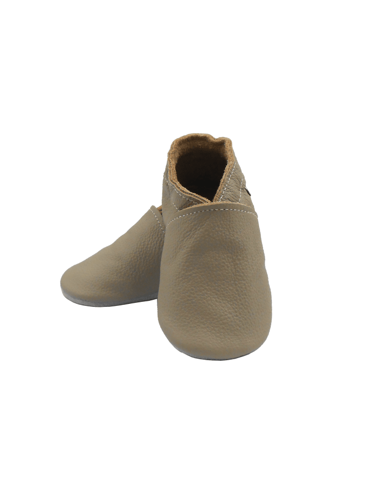 Yalion Leder-Krabbelschuhe in Hellbraun günstig kaufen