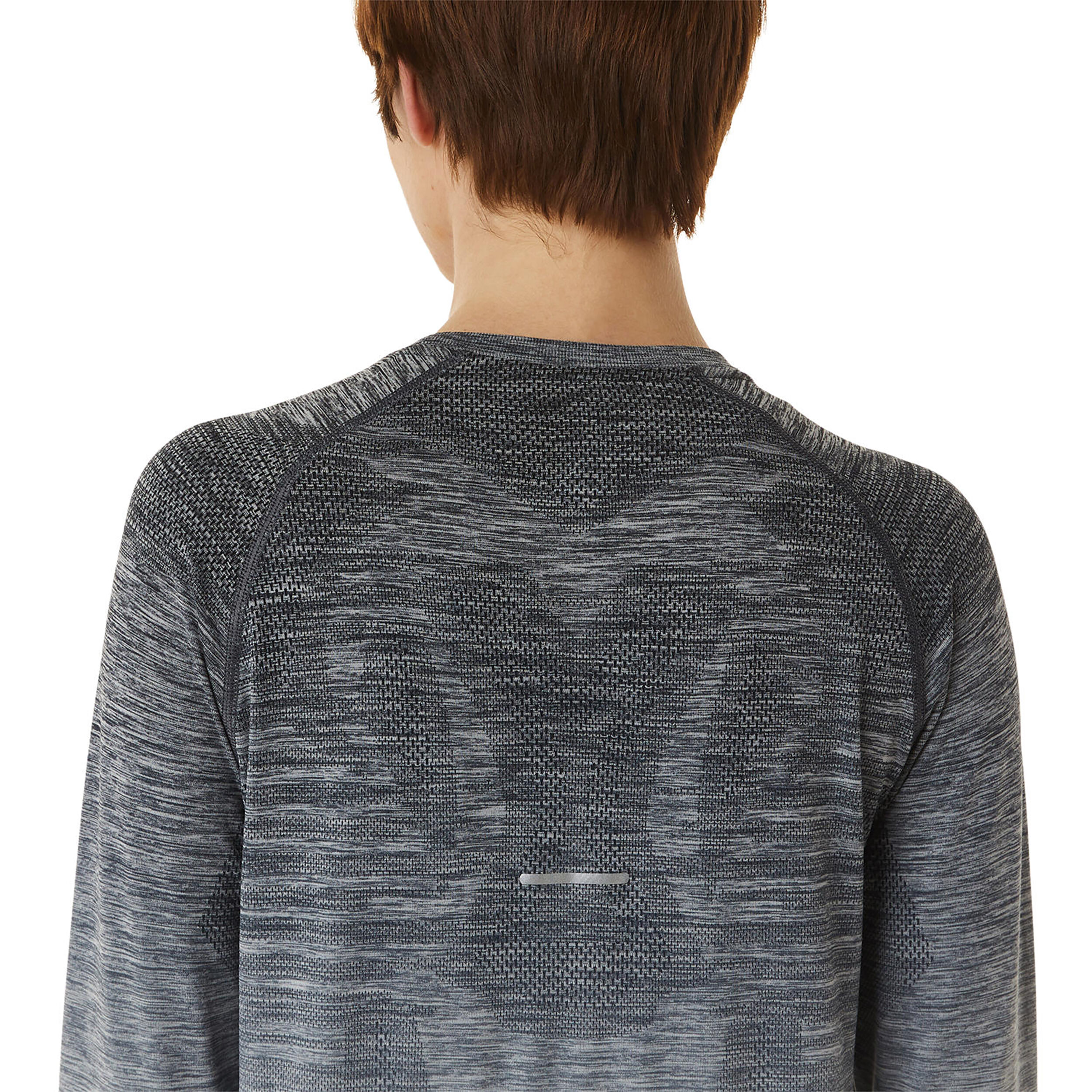 Seamless Lauftop Damen - Weiß, Grau