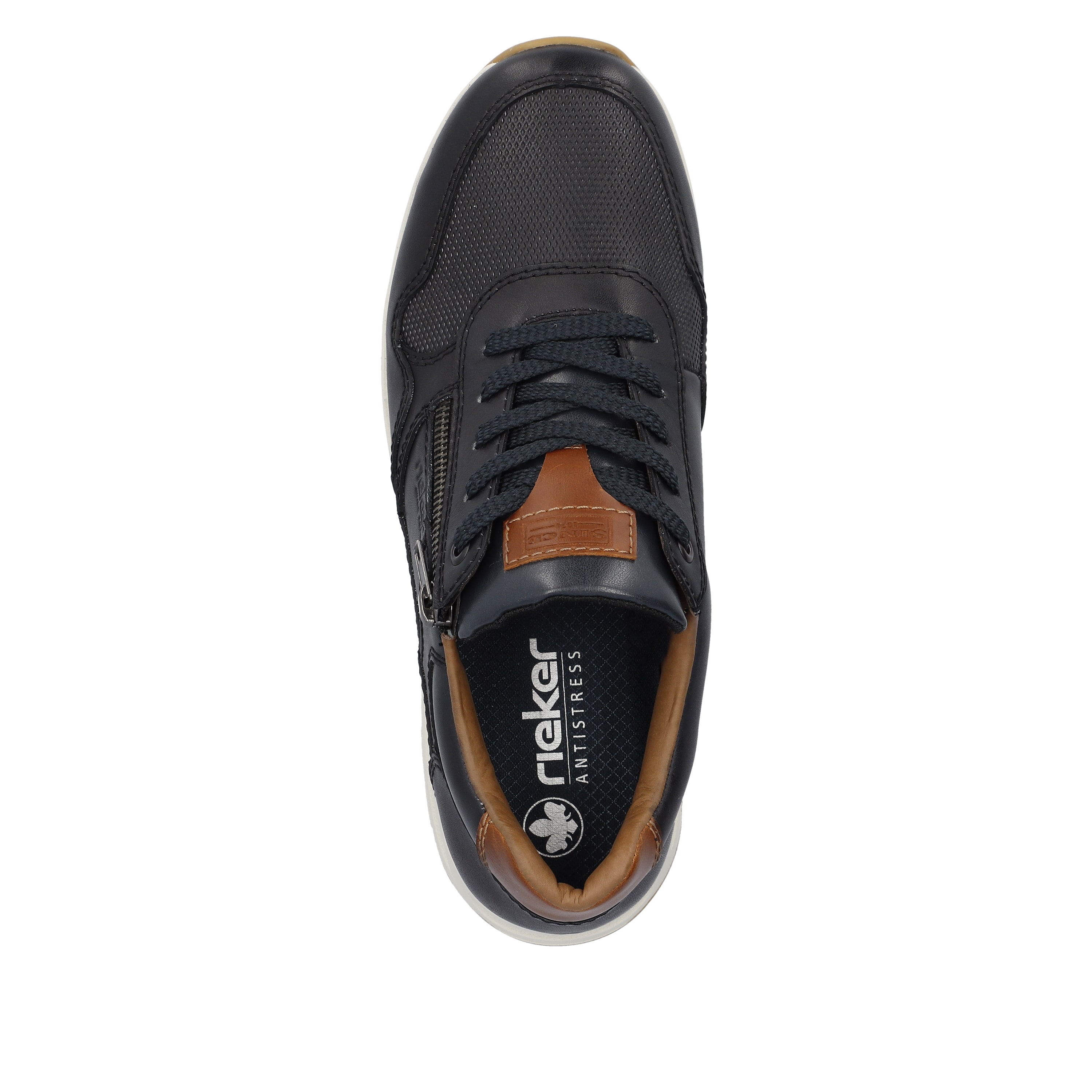 Rieker Herren Sneaker Low stahlblau