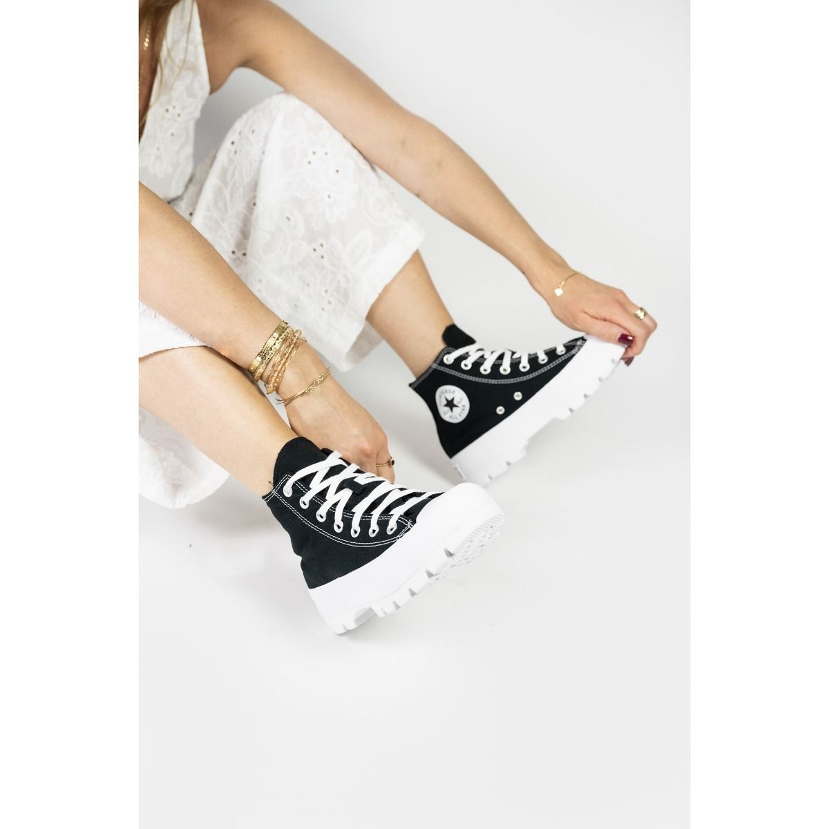 Converse  CHUCK TAYLOR ALL STAR LUGGED HI - Noir