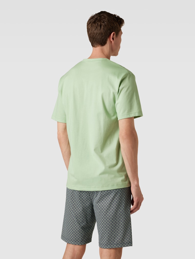 Pyjama mit Brusttasche Modell 'RELAX' in mint