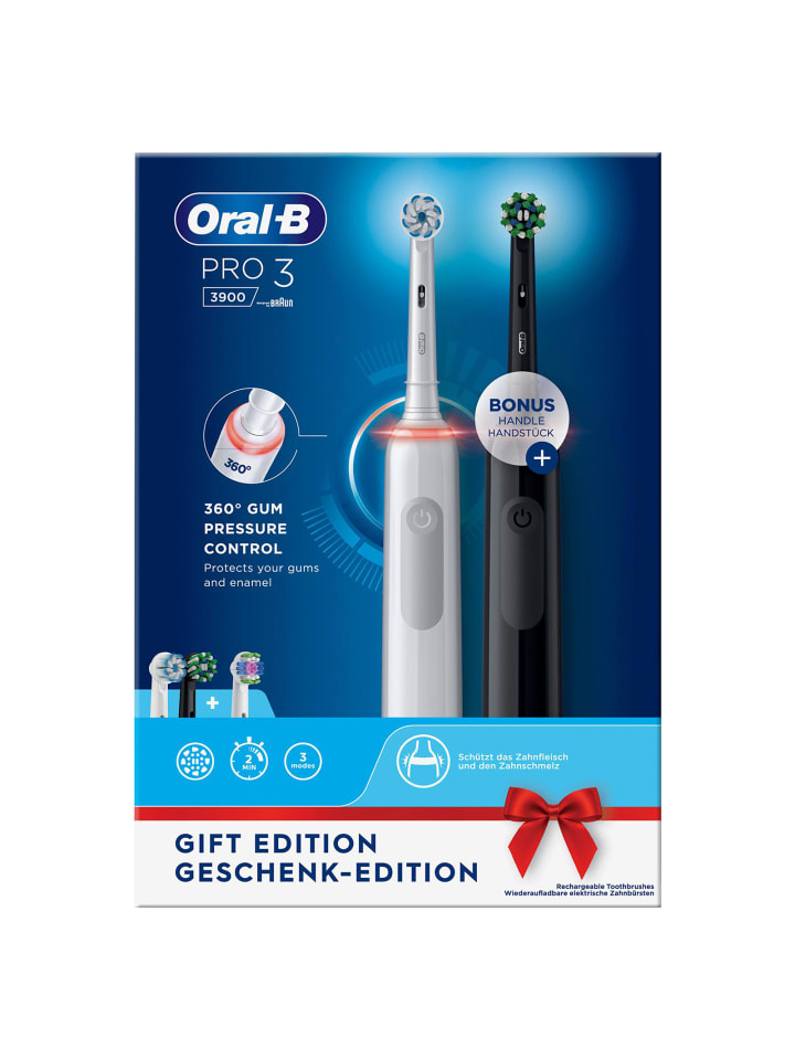 Oral-B Zahnbürste Pro 3 3900 weiß in Weiß günstig kaufen onesize