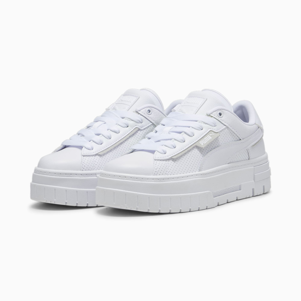 PUMA Mayze Crashed Leather 396011_01 / weiss