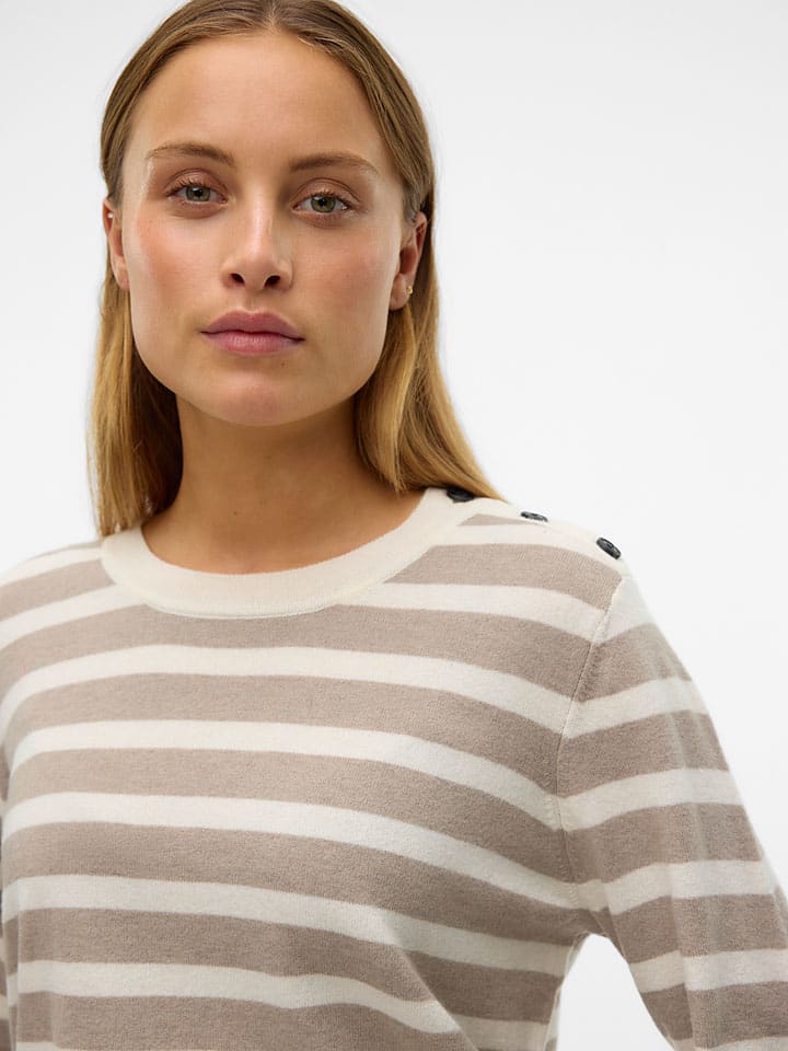 Vero Moda Pullover in Beige/ Creme günstig kaufen