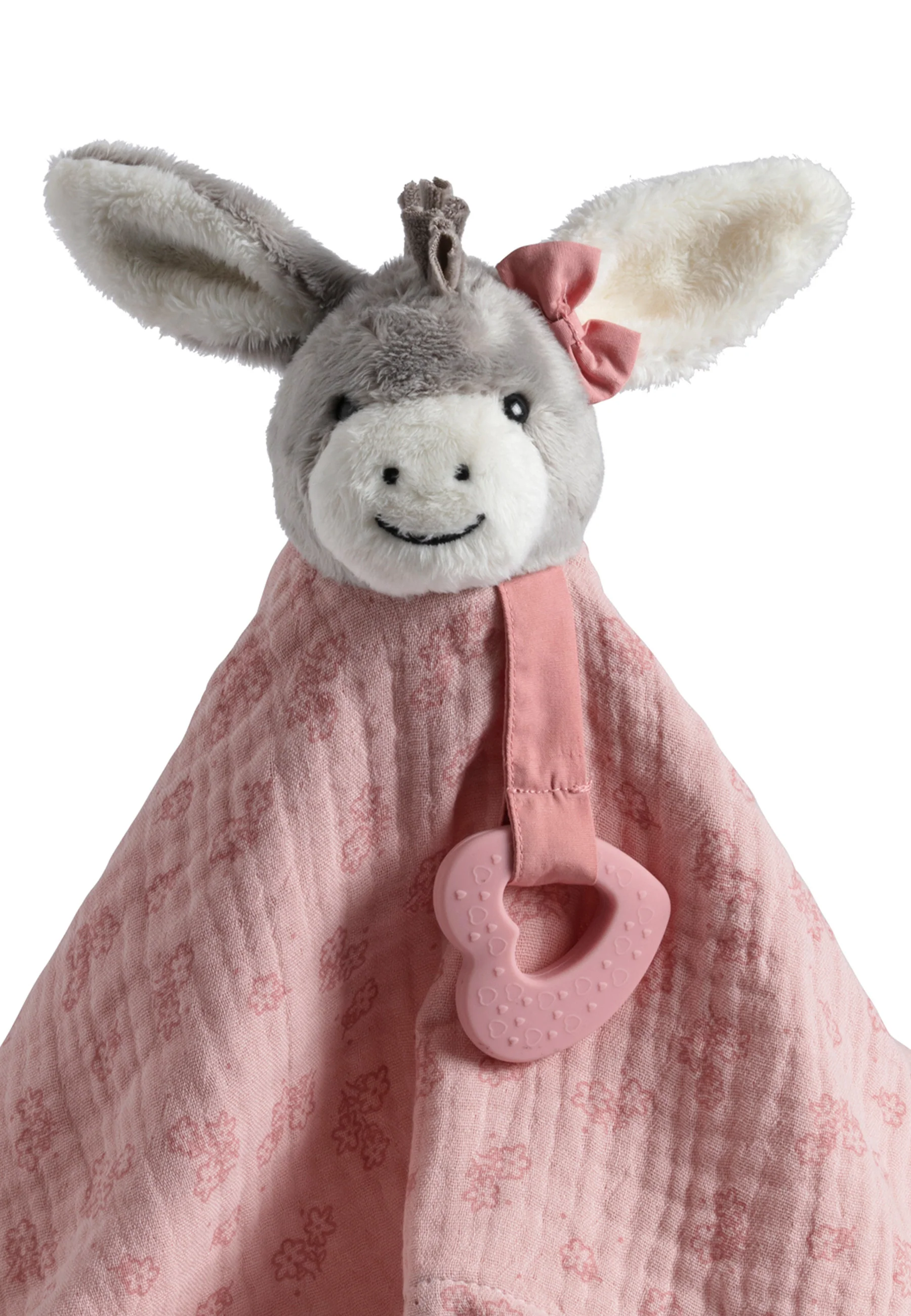 Schmusetuch Esel Emmi Girl in rosa, L