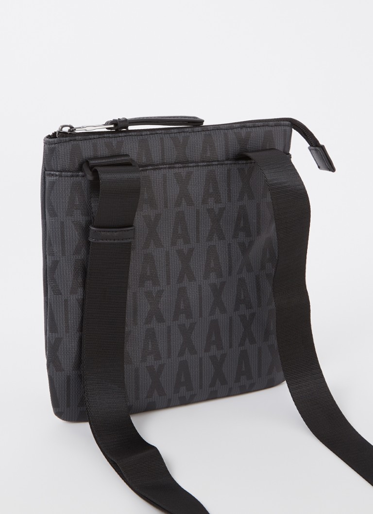 Torba na ramię Armani Exchange z nadrukowanym logo