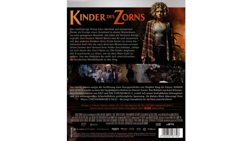 Kinder des Zorns (Stephen King)  [4K Ultra HD] (+ Blu-ray)