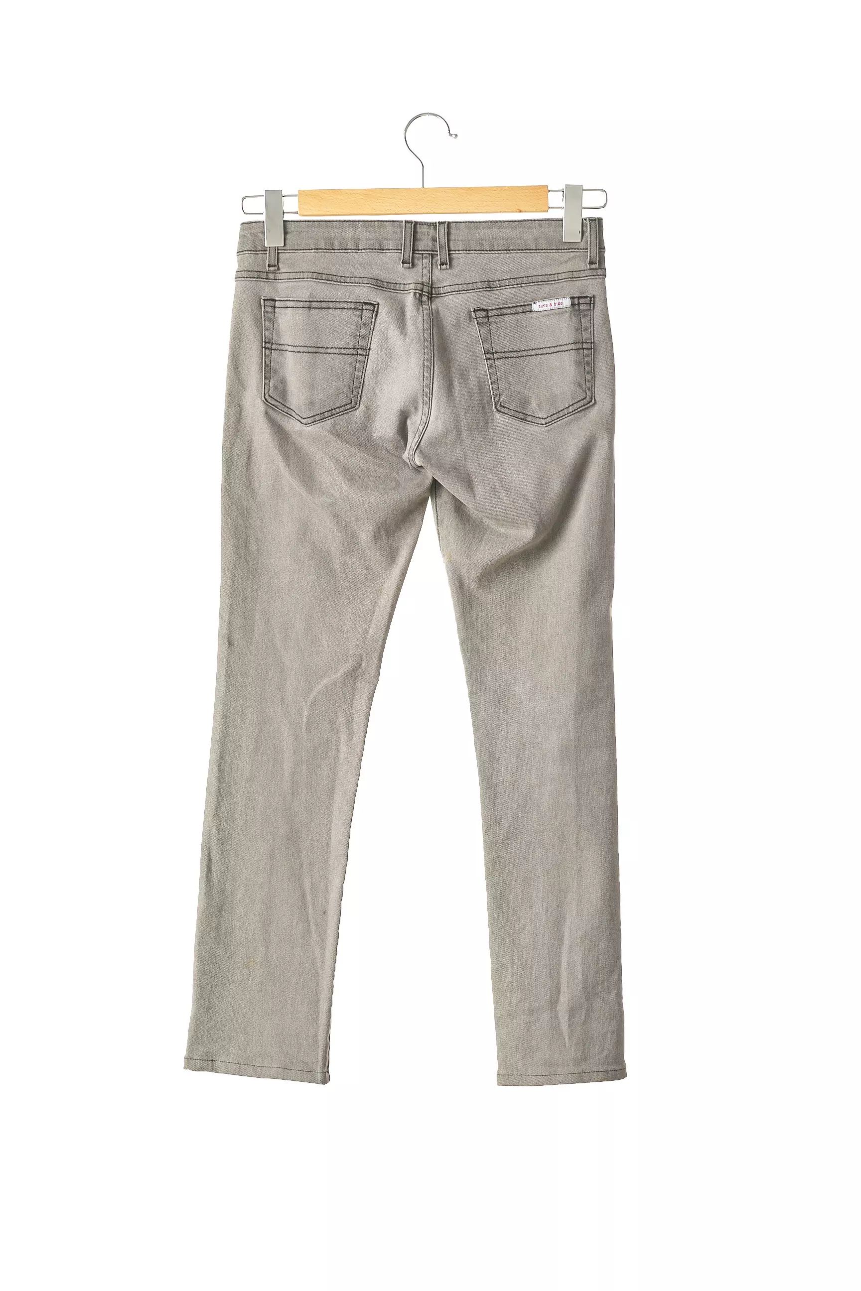 Sass   Bide Pantalon7 8 Femme couleur gris