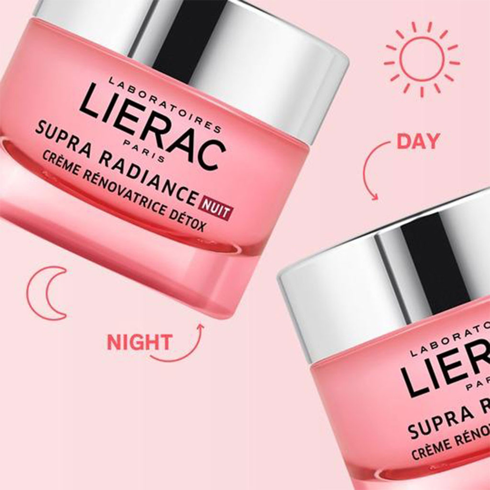 Lierac Supra Radiance Crème nuit Rénovatrice Détox