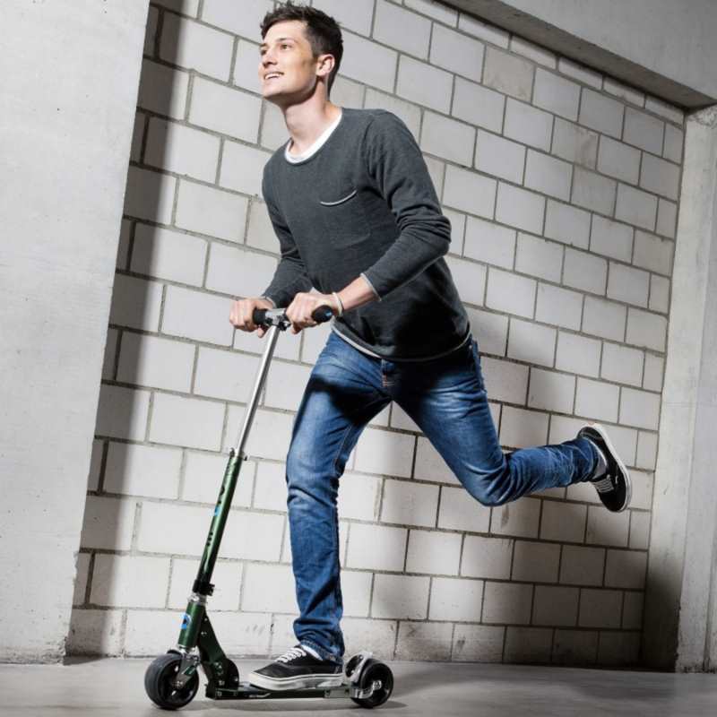 Trottinette pliable tout terrain – Rocket bleu
