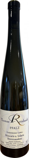2017 Deidesheimer Letten Solaris und Muscaris Beerenauslese edelsüß 0,5 L - Weingut Thomas Reinhardt