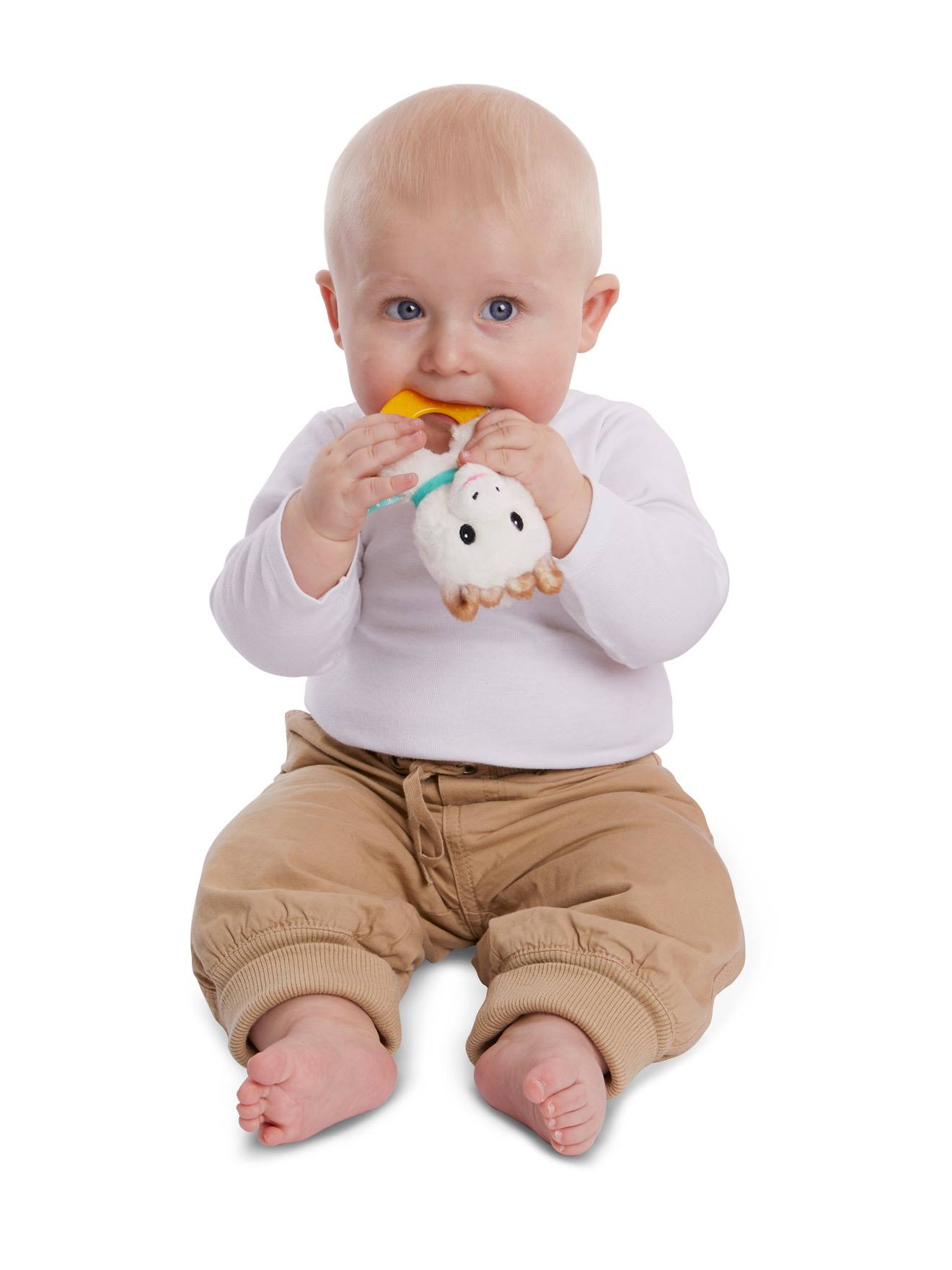 Hochet peluche à mordiller Sophie la Girafe beige