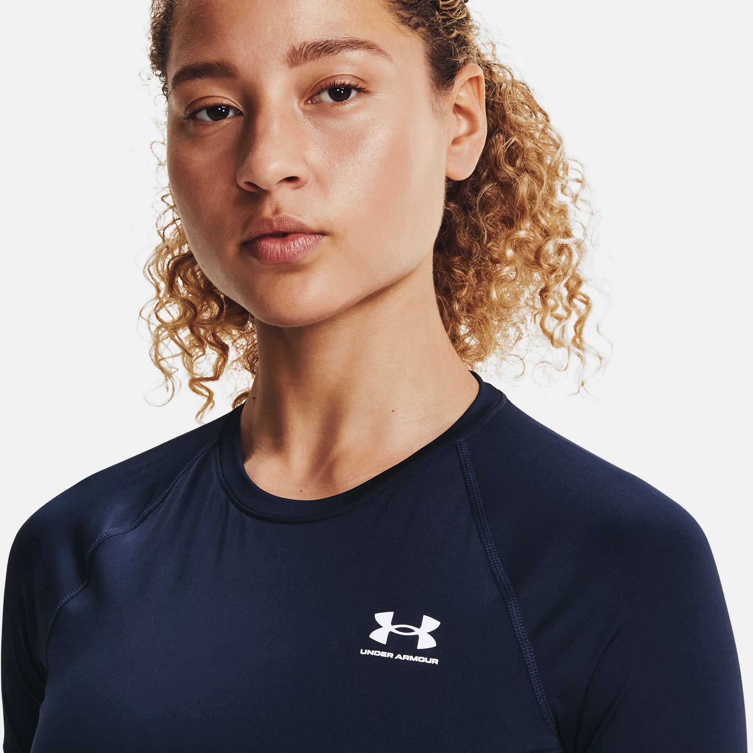 Heatgear Authentics Comp T-Shirt Damen - Blau
