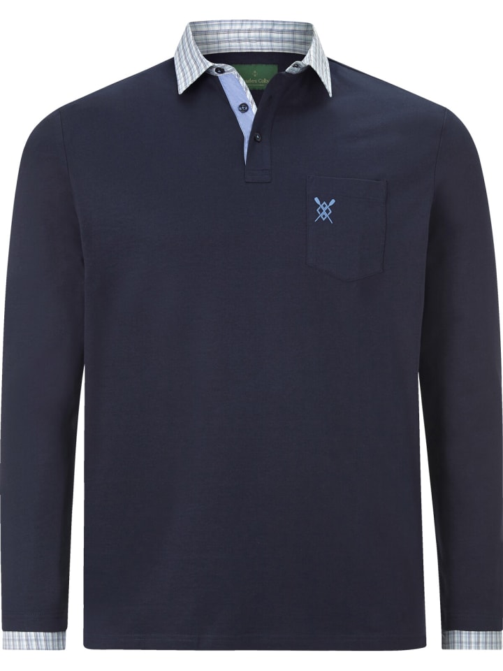 Charles Colby Sweatshirt EARL BALIN in dunkelblau günstig kaufen XXL