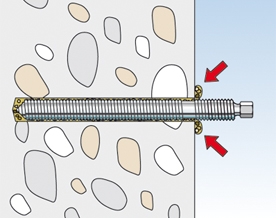Fischer 50267 inkarinis strypas RG M 20 x 260 nerūdijantis plienas A4 10 vnt.