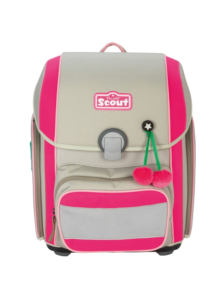 Scout Genius Schulranzen-Set 4tlg. in pink cherry günstig kaufen onesize
