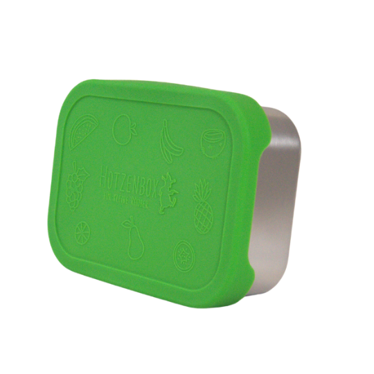 Viwanda HOTZENBOX Sleek Brotdose Edelstahl mit Silikondeckel | Premium | Mini 800ml | Auslaufsicher plastikfrei nachhaltig | Lunchbox Brotbox Vesperdose Pausenbrot Brotzeitbox Jausenbox | Schule Kindergarten