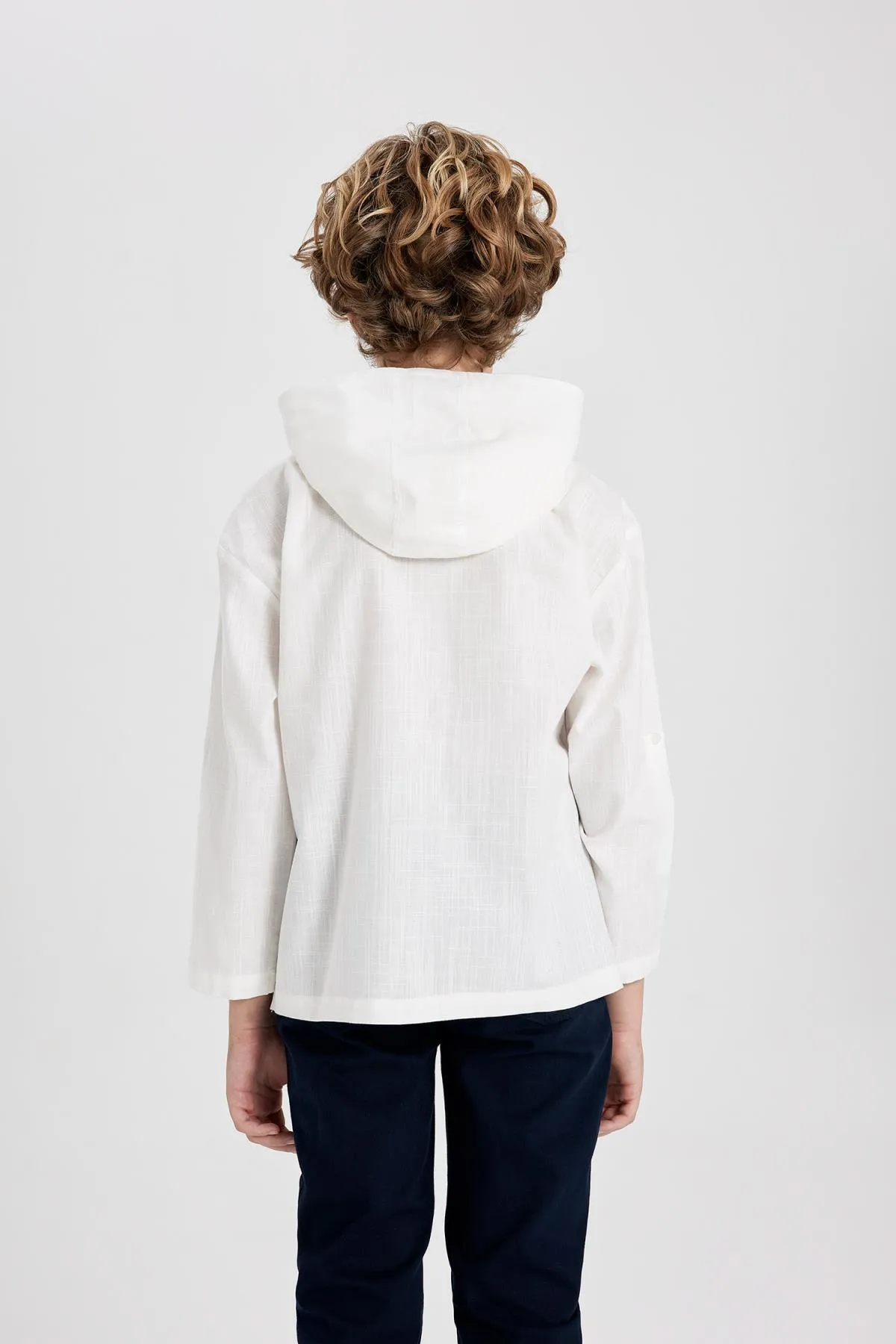 DeFacto  Langarmhemd mit Kapuze im Oversize-Fit für Jungen B7626A824SM