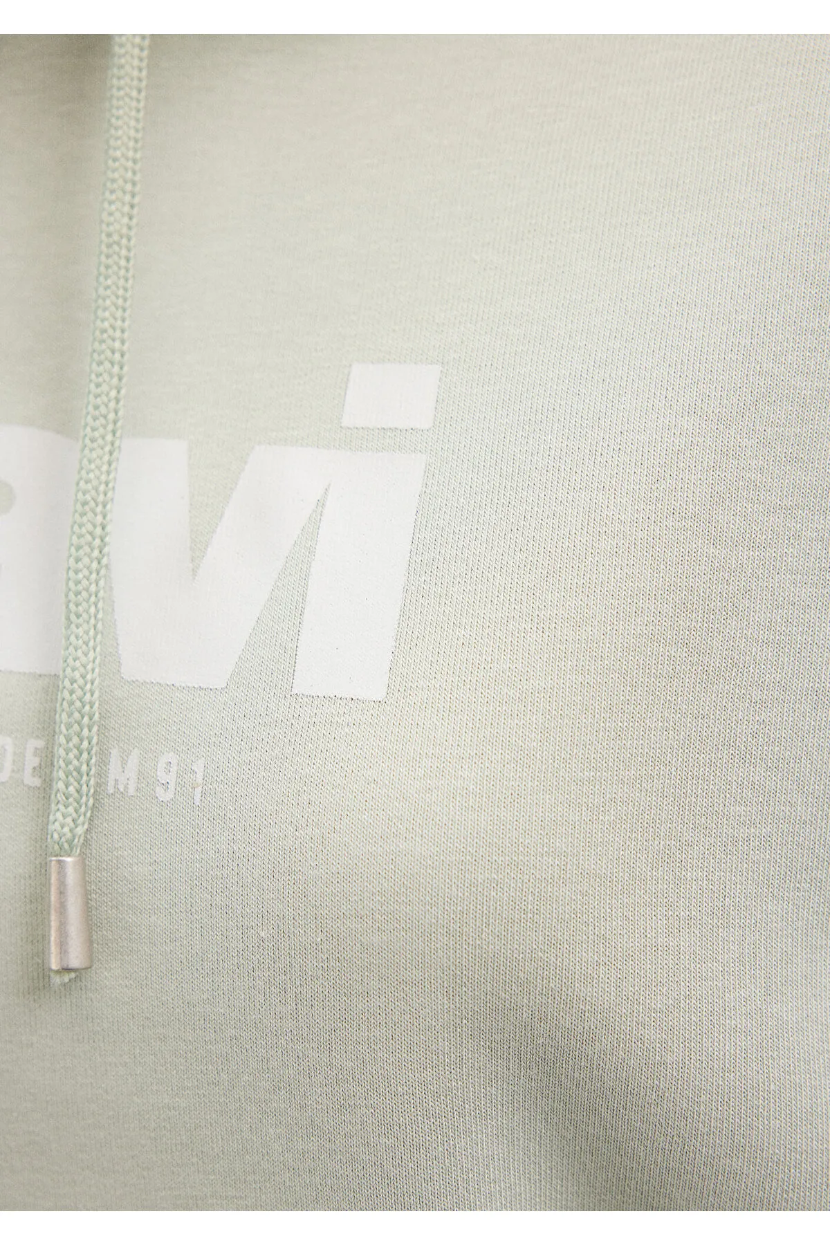 Mavi  Grünes Kapuzen-Sweatshirt mit Logo-Print 168334-71464