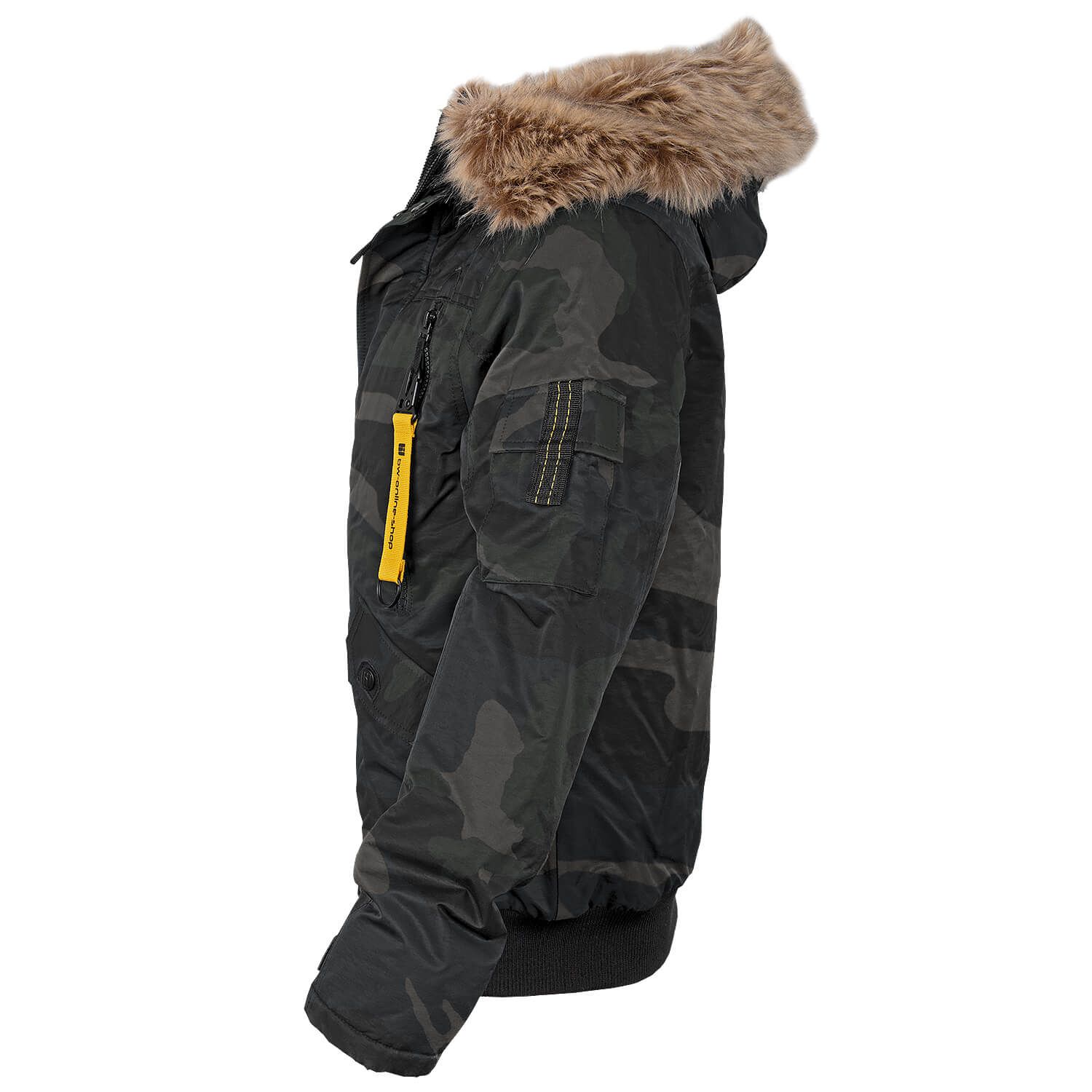 Aircraft Bomberjacke mit Teddyfutter