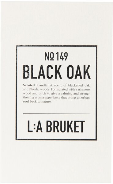 L:A Bruket No. 149 Scented Candle Black Oak Duftkerze