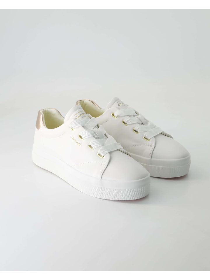 Gant Sportliche Schnürschuhe in Weiß günstig kaufen