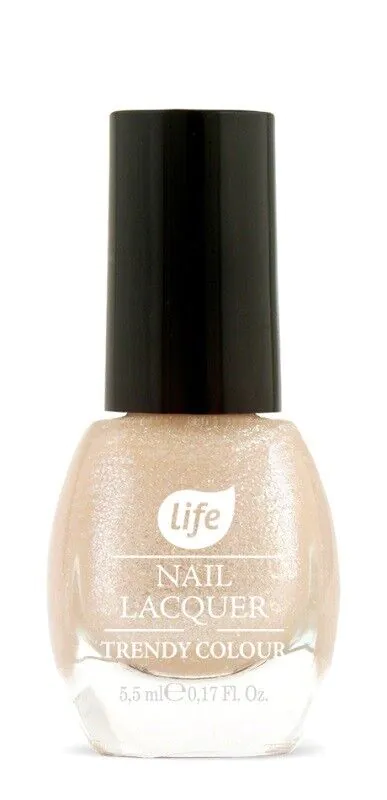 LIFE Trendy Colour Blizgučių Nagų Lakas 5.5g No. 190