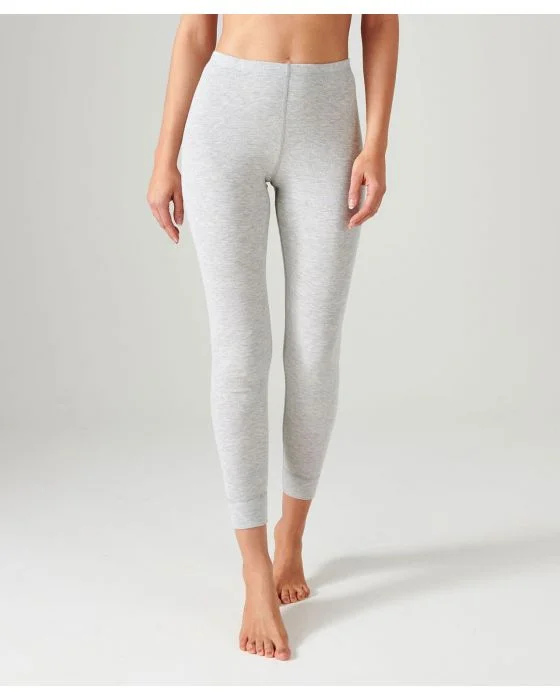 Legging long, fine côte Thermolactyl