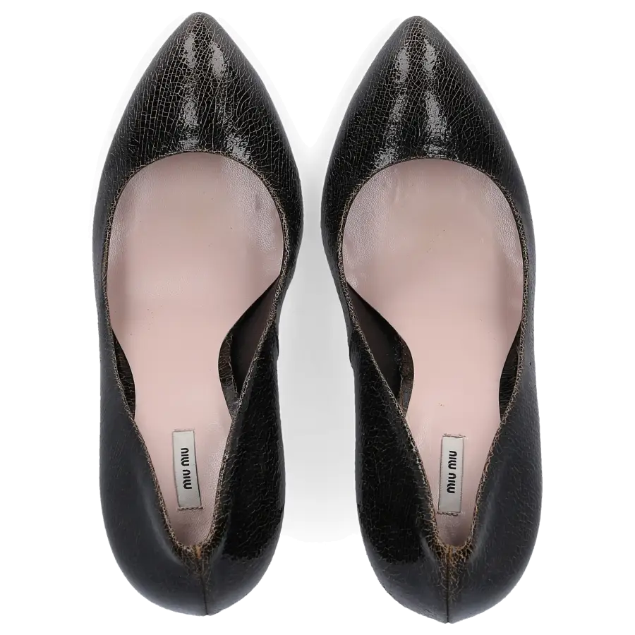 Miu Miu - High Heels Pumps Kalbsleder - schwarz