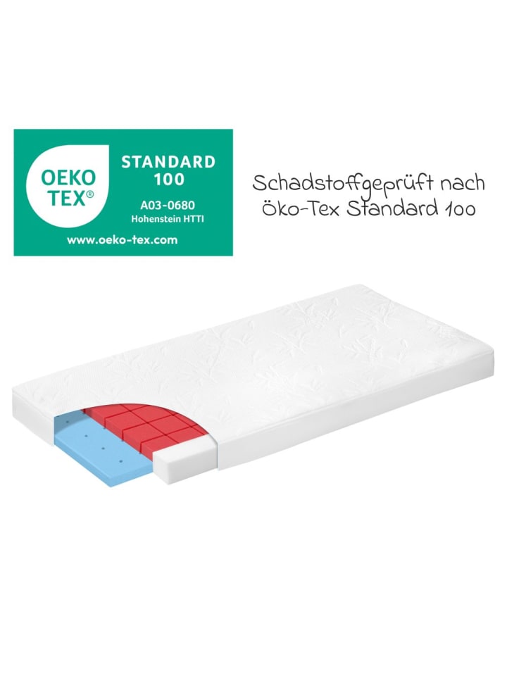 Alvi Babybett-Matratze Bamboo Pro 70 x 140 cm in weiss günstig kaufen onesize