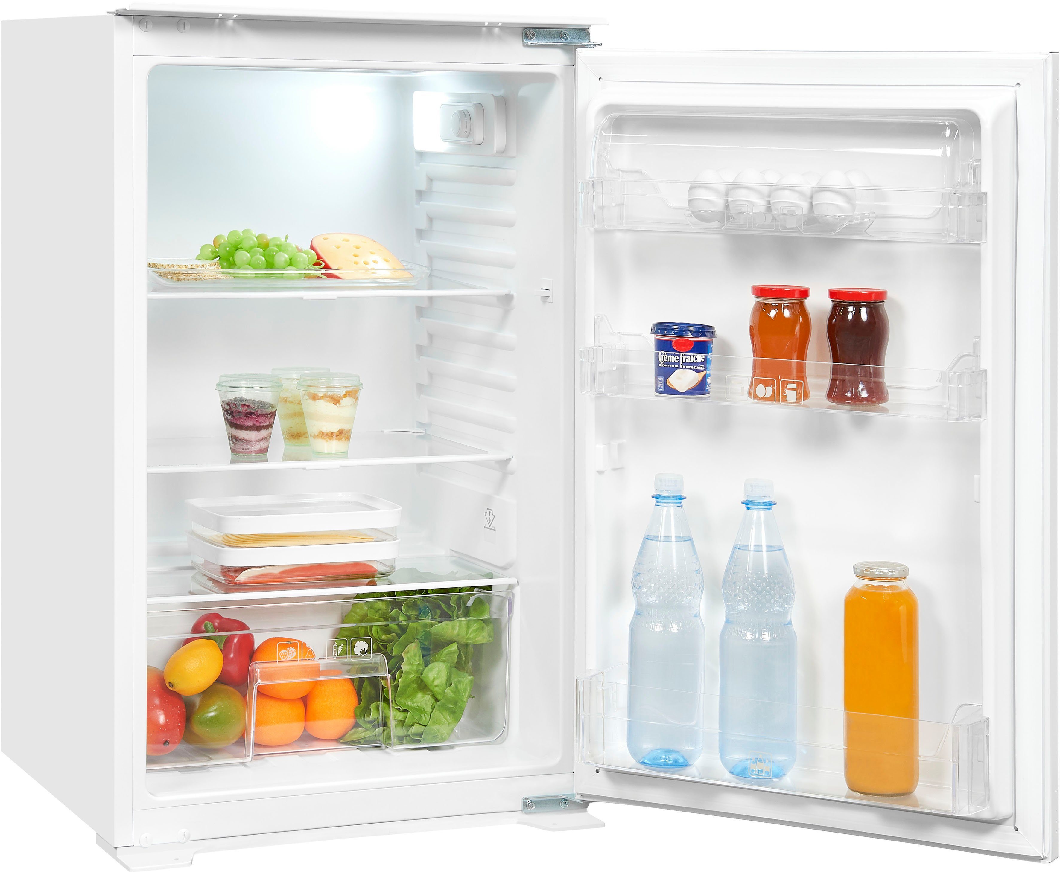 exquisit Einbaukühlschrank EKS131-V-040F, 88 cm hoch, 54 cm breit