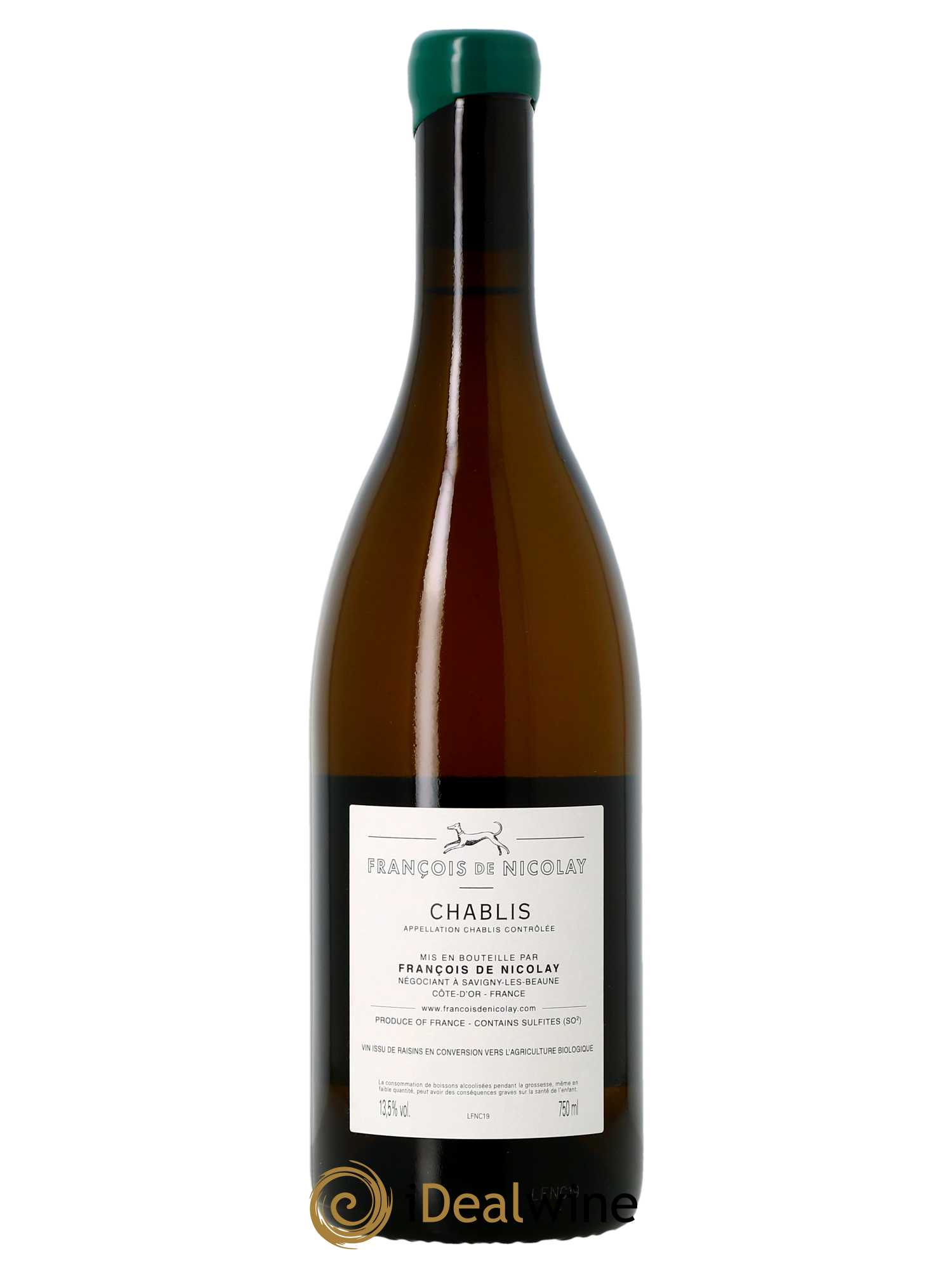 Chablis François de Nicolay  2019 - Lot de 1 Bouteille