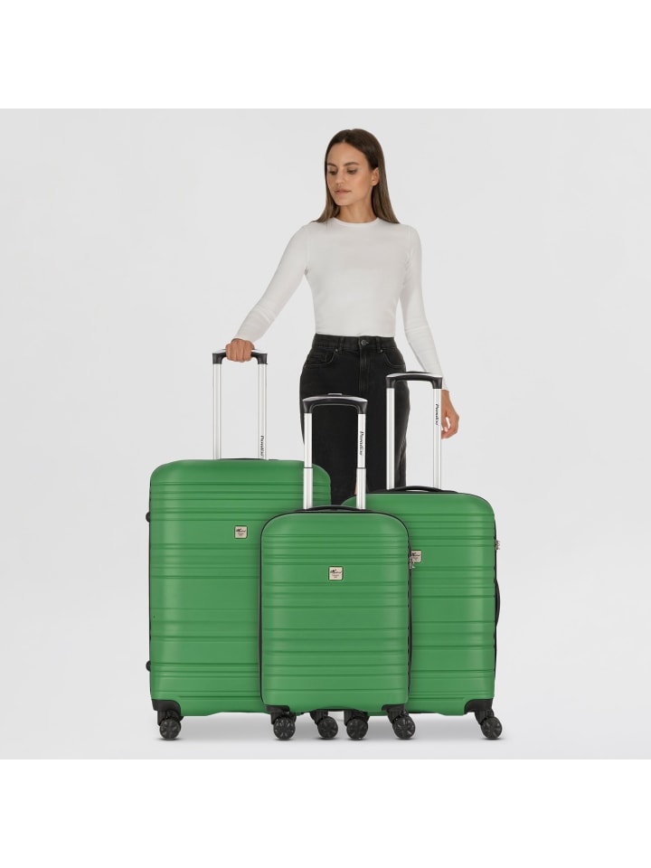 Check.In Paradise 4 Rollen Kofferset 3-teilig in olivegrün günstig kaufen onesize