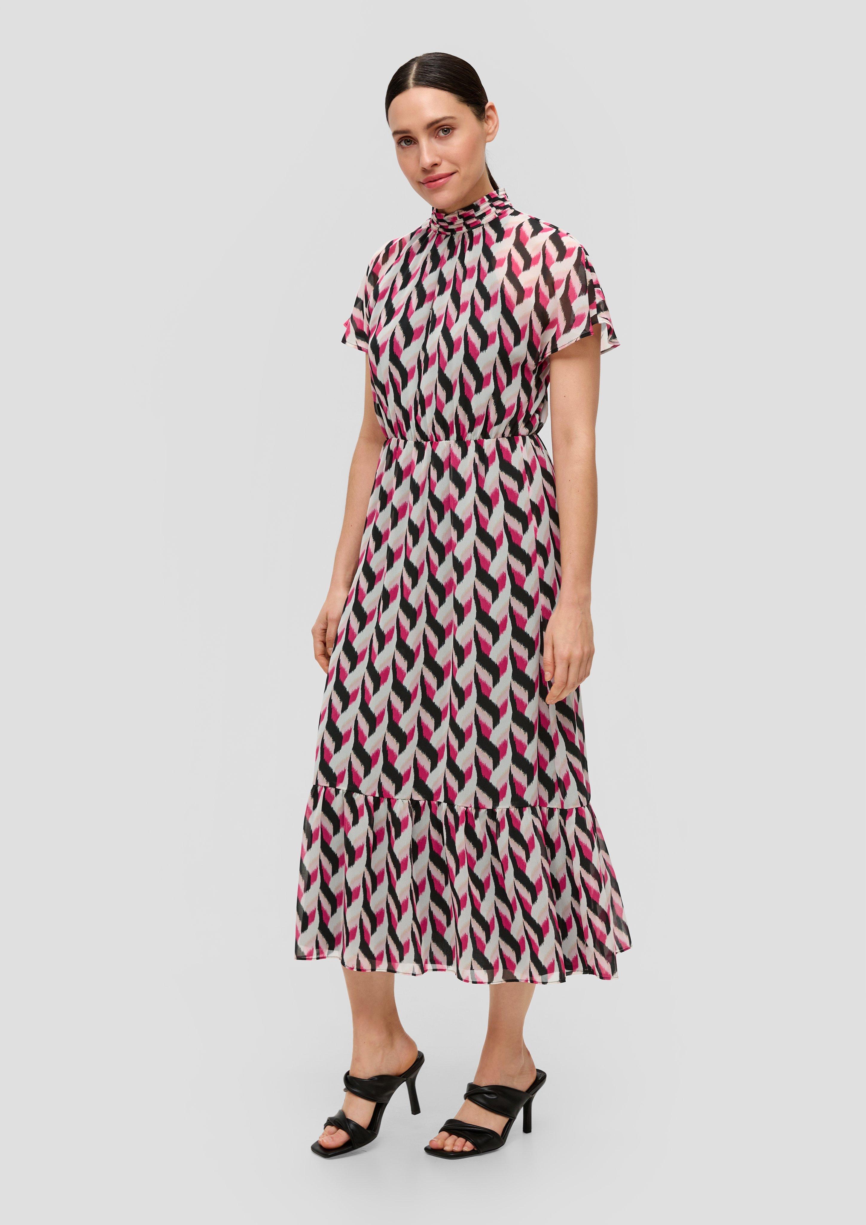 Maxikleid mit All-over-Print  2141549-99B2